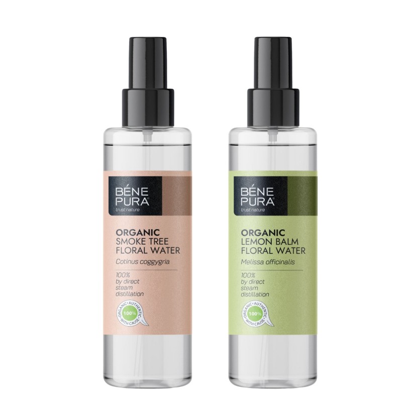 Bio Acqua floreale dell'Albero di Fumo e Bio Acqua floreale di Melissa - Confronto dei Prodotti