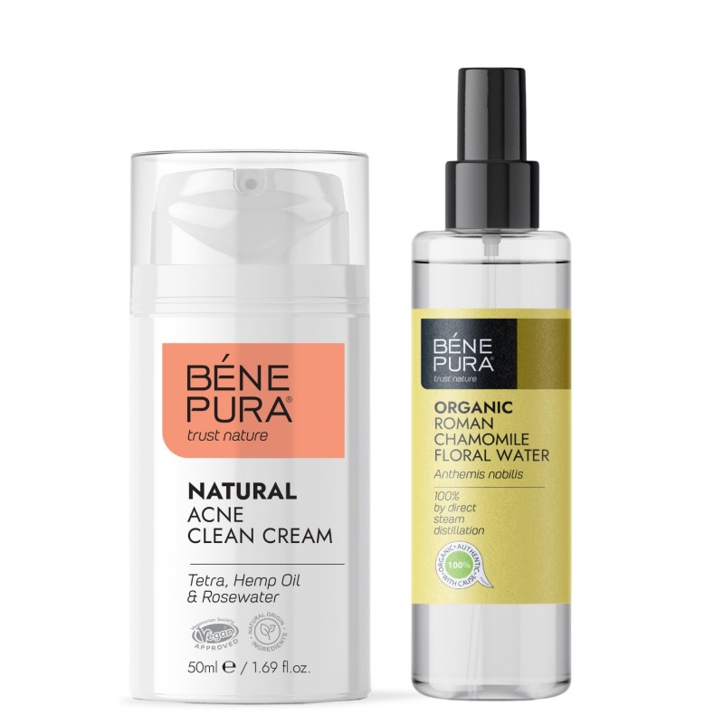 Crema Viso Anti-Acne e Bio Acqua floreale di Camomilla Romana - Confronto dei Prodotti