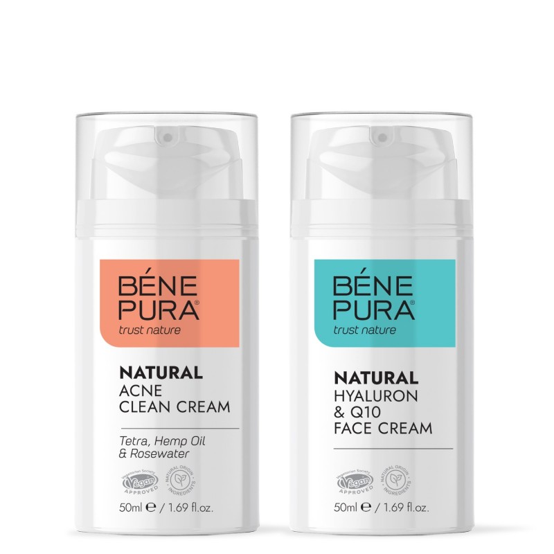 Crema Viso Anti-Acne e Crema viso ialuronico e Q10 - GMC