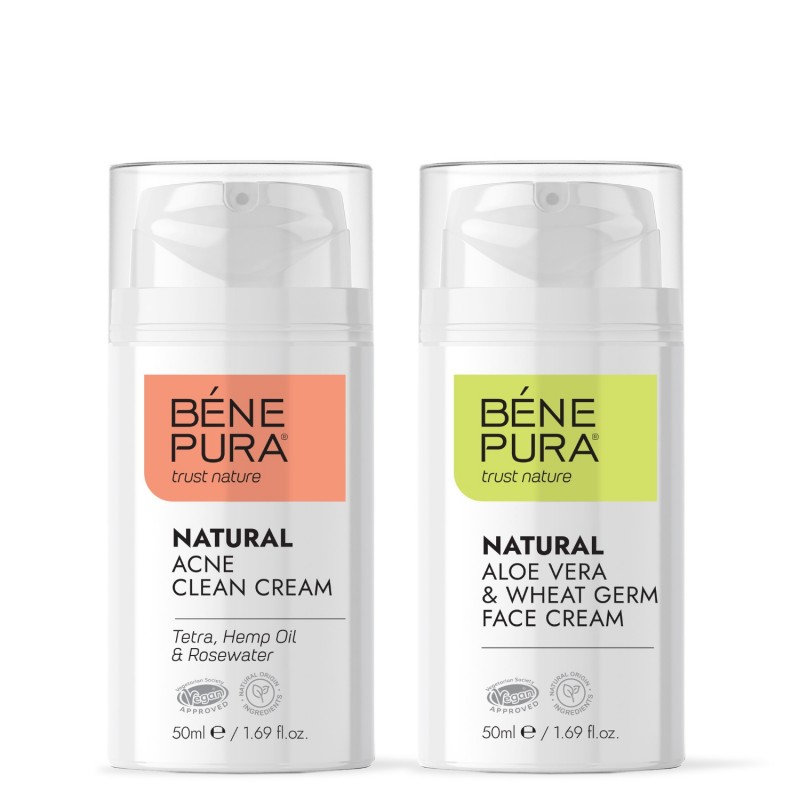 Crema Viso Anti-Acne e Crema viso all'aloe vera - GMC