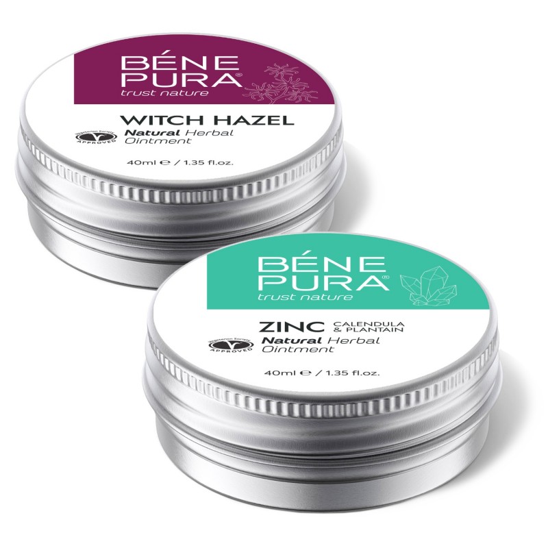 Pomata per Emorroidi con Amamelide e Pomata per Prurito All'ossido Di Zinco - GMC