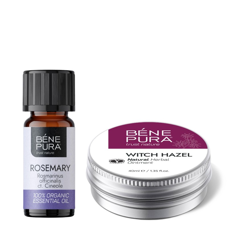 Pomata per Emorroidi con Amamelide e Bio Olio essenziale di Rosmarino Cineolo - GMC