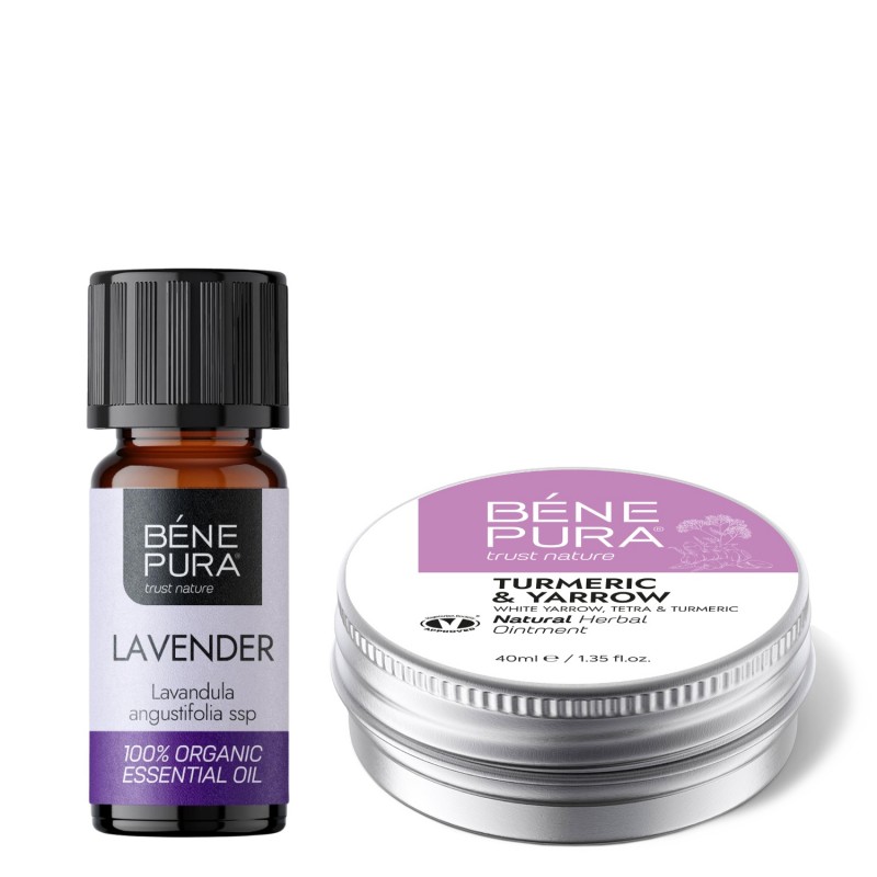 Pomata per Emorroidi con Achillea Bianca, Tetra e Curcuma e Bio Olio essenziale di Lavanda - GMC