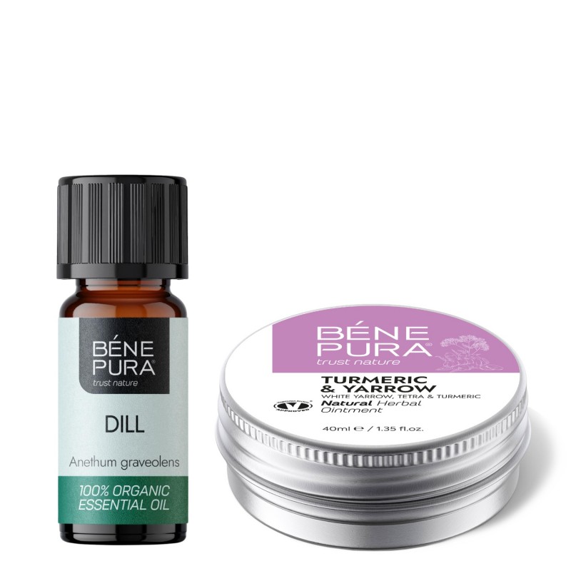 Pomata per Emorroidi con Achillea Bianca, Tetra e Curcuma e Bio Olio essenziale di Aneto - GMC