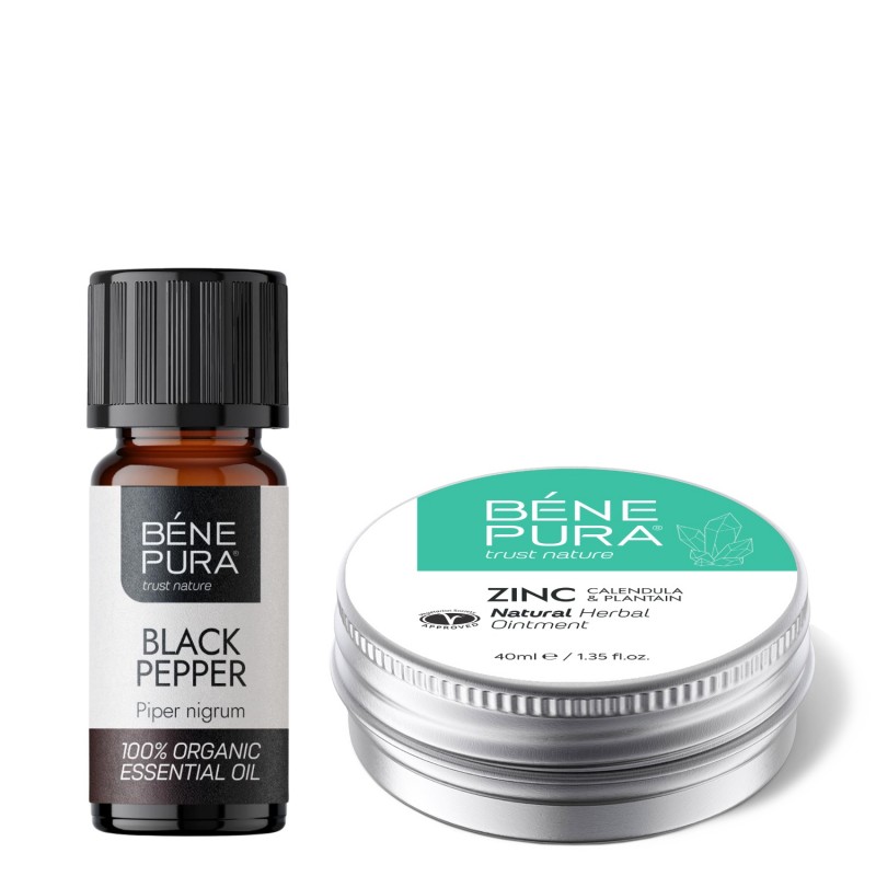 Pomata per Prurito All'ossido Di Zinco e Bio Olio essenziale di Pepe Nero - GMC