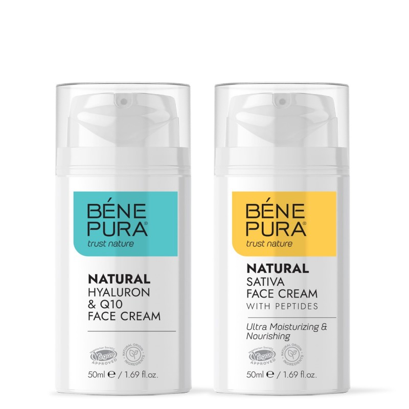 Crema viso ialuronico e Q10 e Crema Viso Idratante - GMC