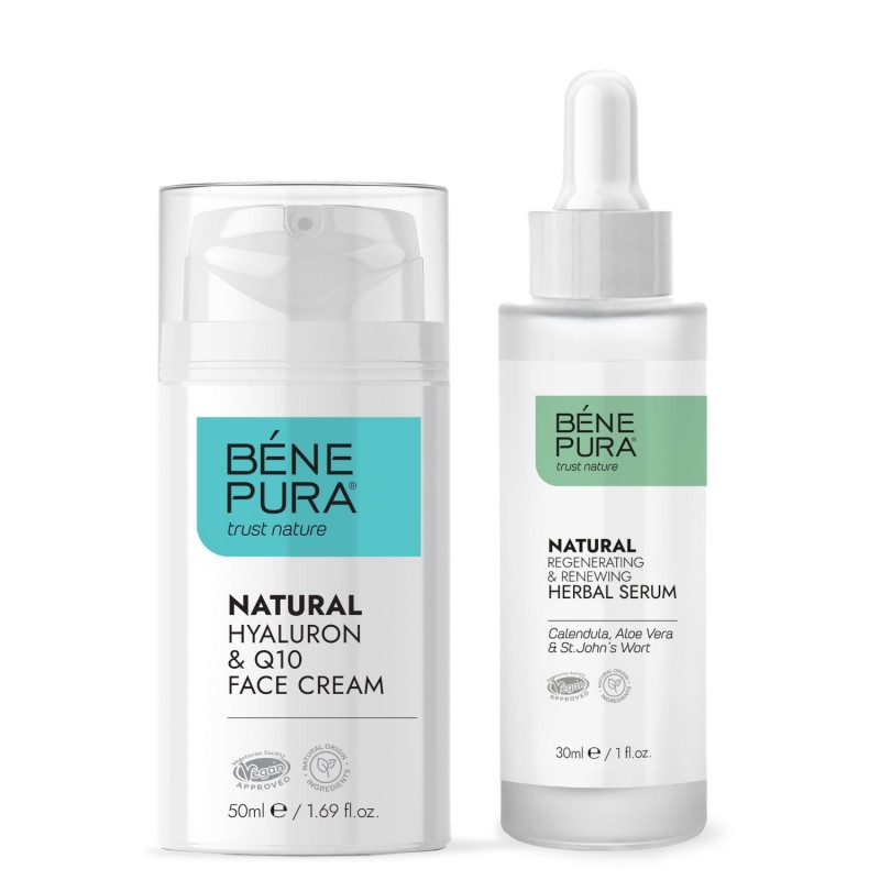 Crema viso ialuronico e Q10 e Siero Viso Rigenerante - Confronto dei Prodotti