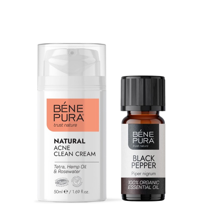 Crema viso ialuronico e Q10 e Bio Olio essenziale di Pepe Nero - GMC