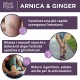 3x Pomata per Lividi e Muscoli con Arnica e Zenzero - 40ml