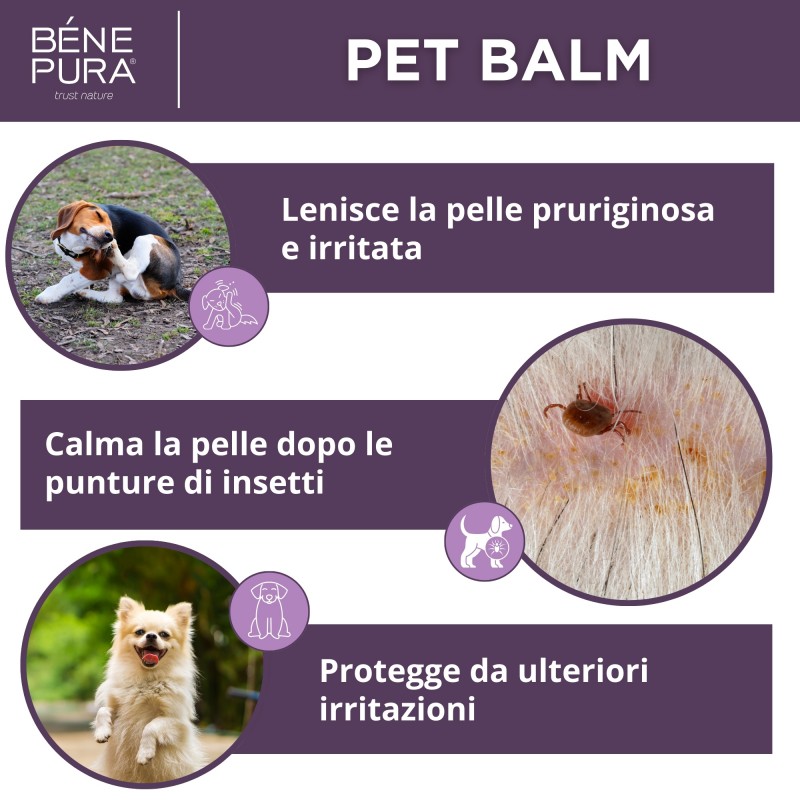 3x Balsamo Anti Irritazione per Animali con Piantaggine - 40ml