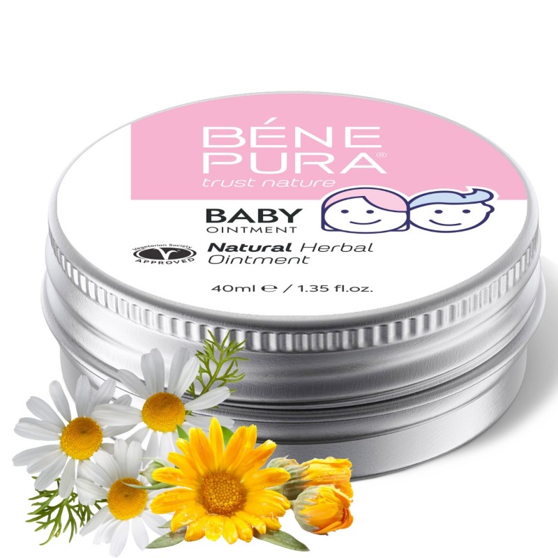 Pomata per Dermatite da Pannolino con Calendula e Camomilla - 40ml - Programma Affiliato