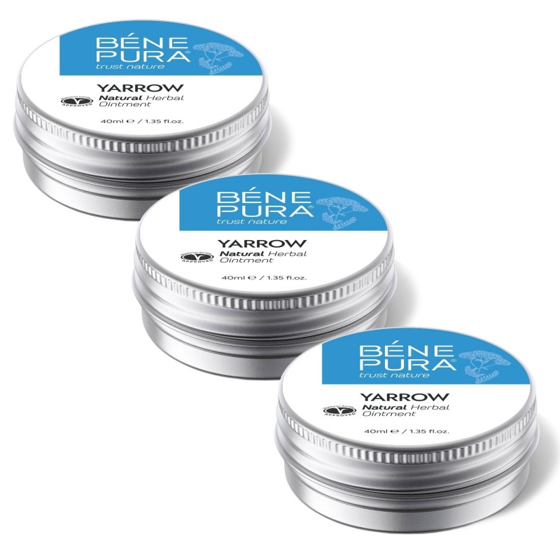 3x Pomata per Emorroidi con Achillea Bianca - 40ml - 