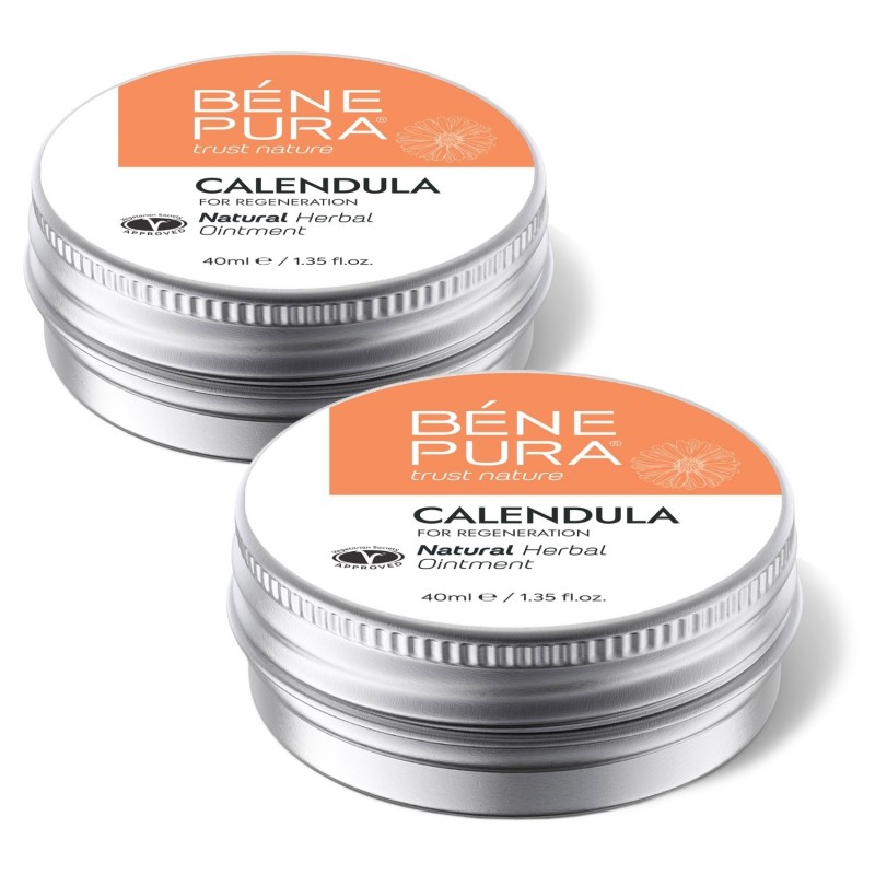 2x Pomata per Ustioni e Ferite con Calendula - 40ml - 