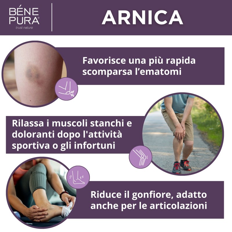 Pomata per Lividi e Muscoli con Arnica - 40ml