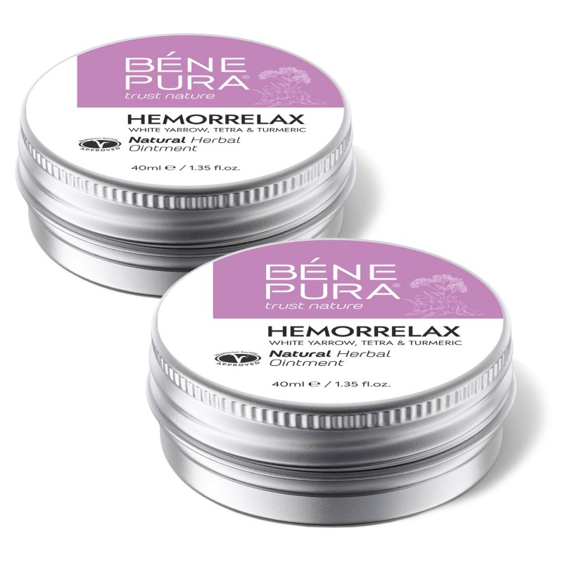2x Pomata per Emorroidi con Achillea Bianca, Tetra e Curcuma - 40ml - Confronto dei Prodotti