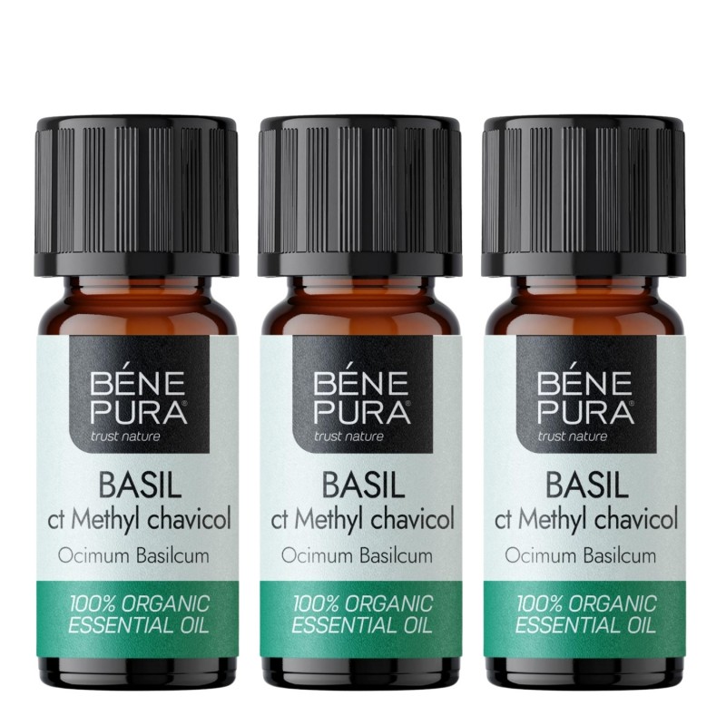 3x Bio Olio essenziale di Basilico - 5ml - Confronto dei Prodotti