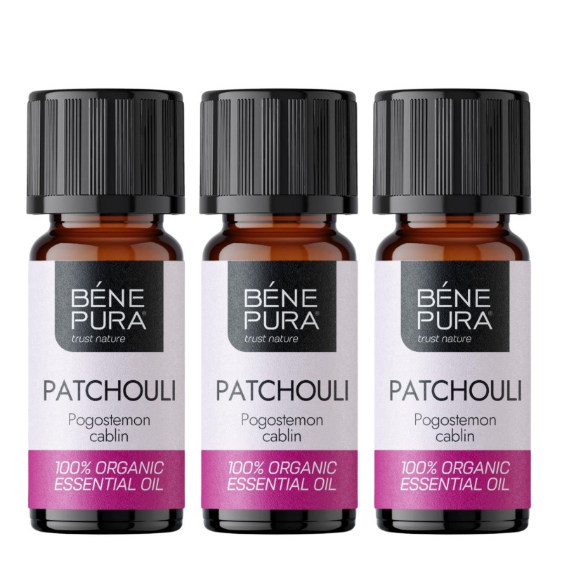 3x Bio Olio essenziale di Patchouli - 10ml - Confronto dei Prodotti