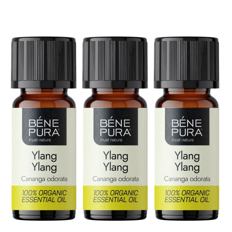 3x Bio Olio essenziale di Ylang ylang - 5ml - Confronto dei Prodotti