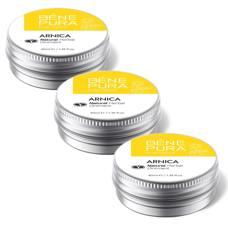 3x Pomata per Lividi e Muscoli con Arnica - 40ml - Confronto dei Prodotti
