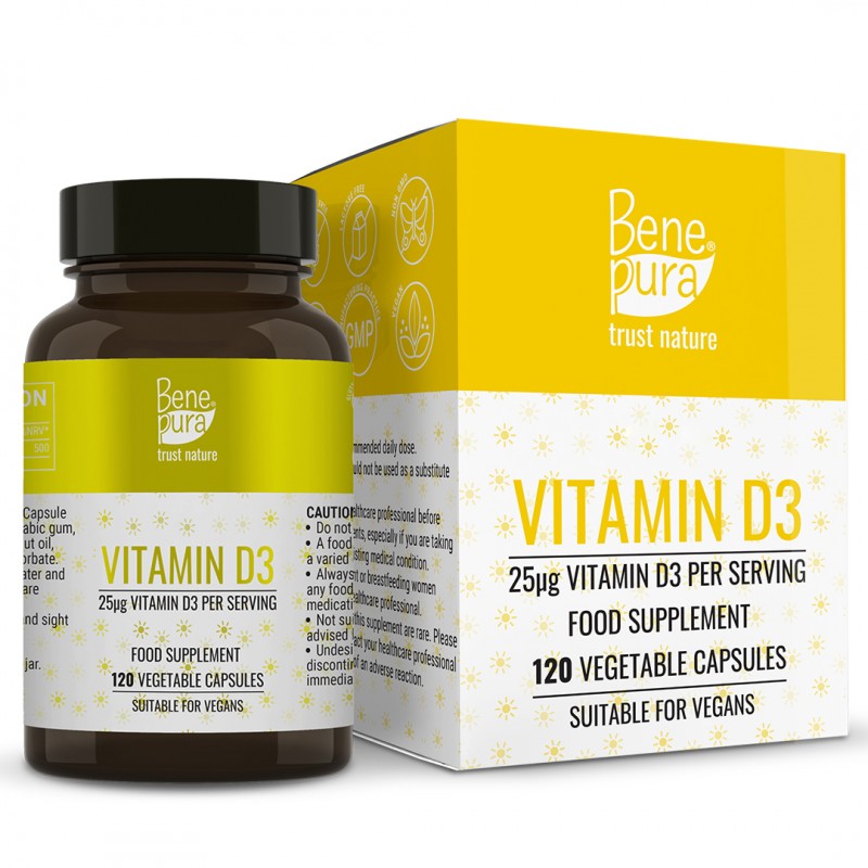 Vitamina D3 1000 UI - 120 Capsule - Integratori alimentari