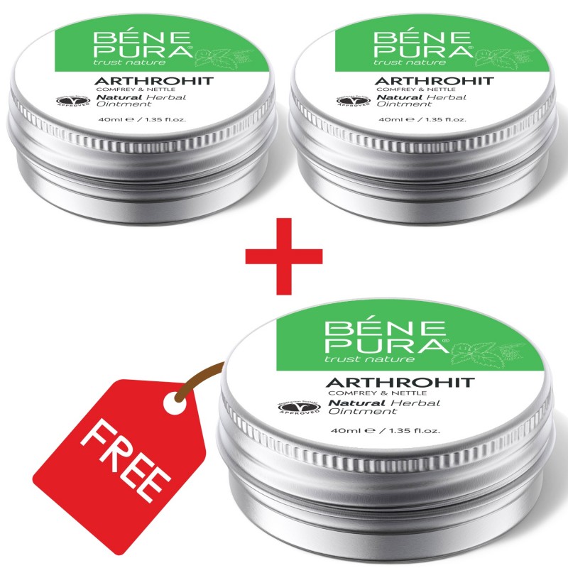 3x Pomata per Articolazioni con Consolida e Ortica - 40ml - Confronto dei Prodotti