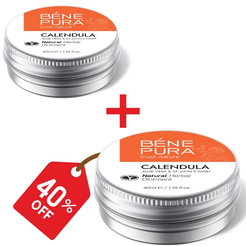 2x Pomata per Ustioni e Ferite con Calendula, Aloe Vera ed Erba di San Giovanni - 40ml - Confronto dei Prodotti
