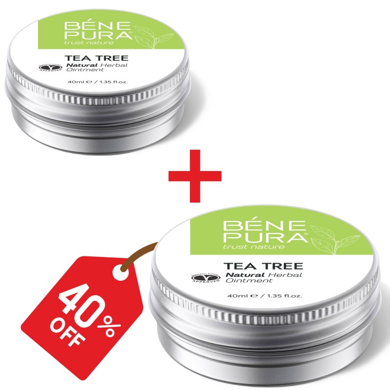 2x Pomata per Prurito Dell'Albero Del Tè - 40ml - Sets