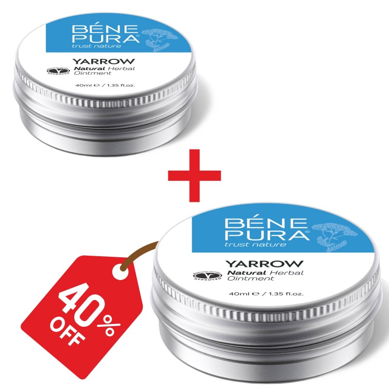 2x Pomata per Emorroidi con Achillea Bianca - 40ml - 