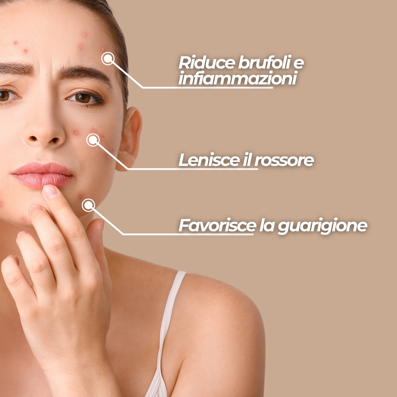 Crema Viso Anti-Acne - 50ml