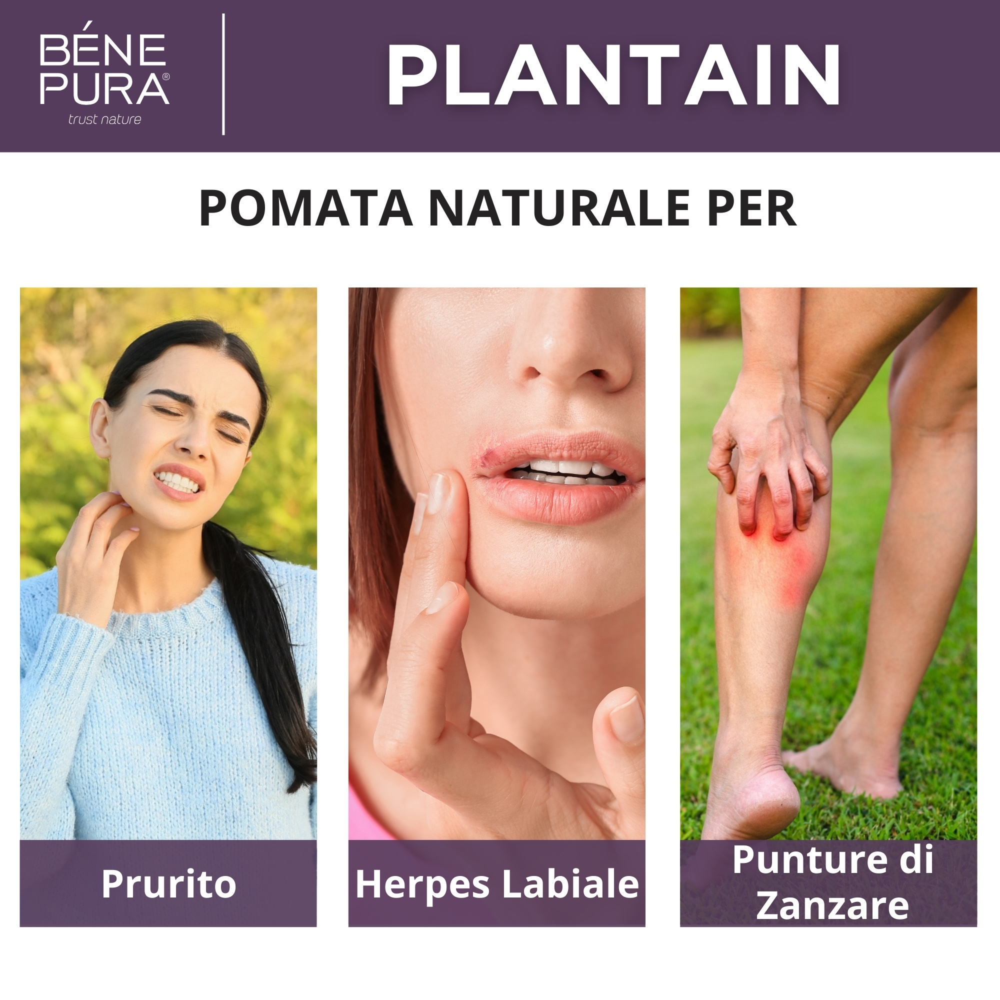 Pomata per Prurito con Piantaggine - 40ml