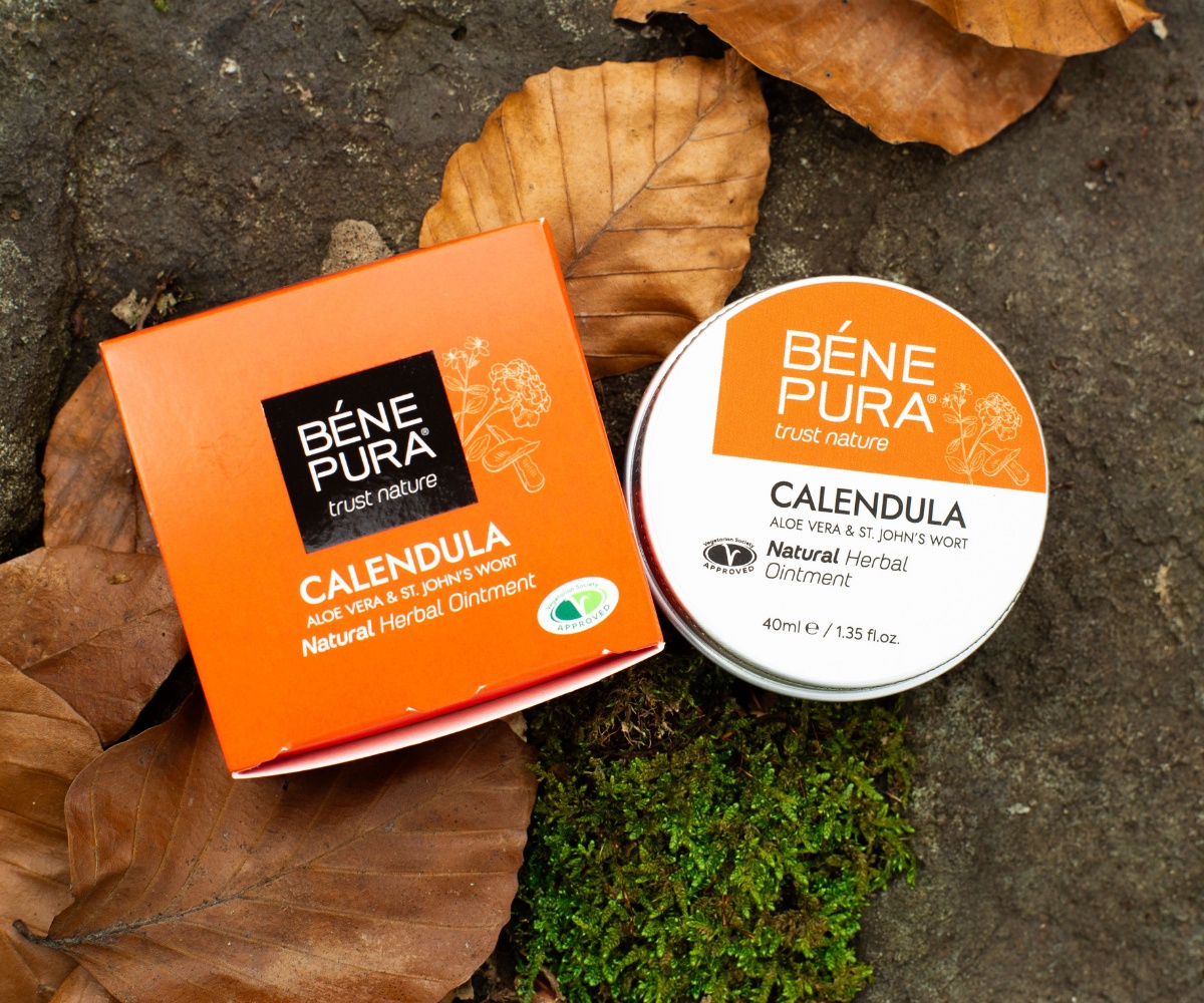 Pomata per Ustioni e Ferite con Calendula, Aloe Vera ed Erba di San Giovanni - 40ml